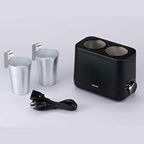 コイズミ 酒燗器 かんまかせ 湯煎タイプ 温度調節 保温機能付き ブラック コイズミ 酒燗器 かんまかせ 湯煎タイプ 温度調節 保温機能付き